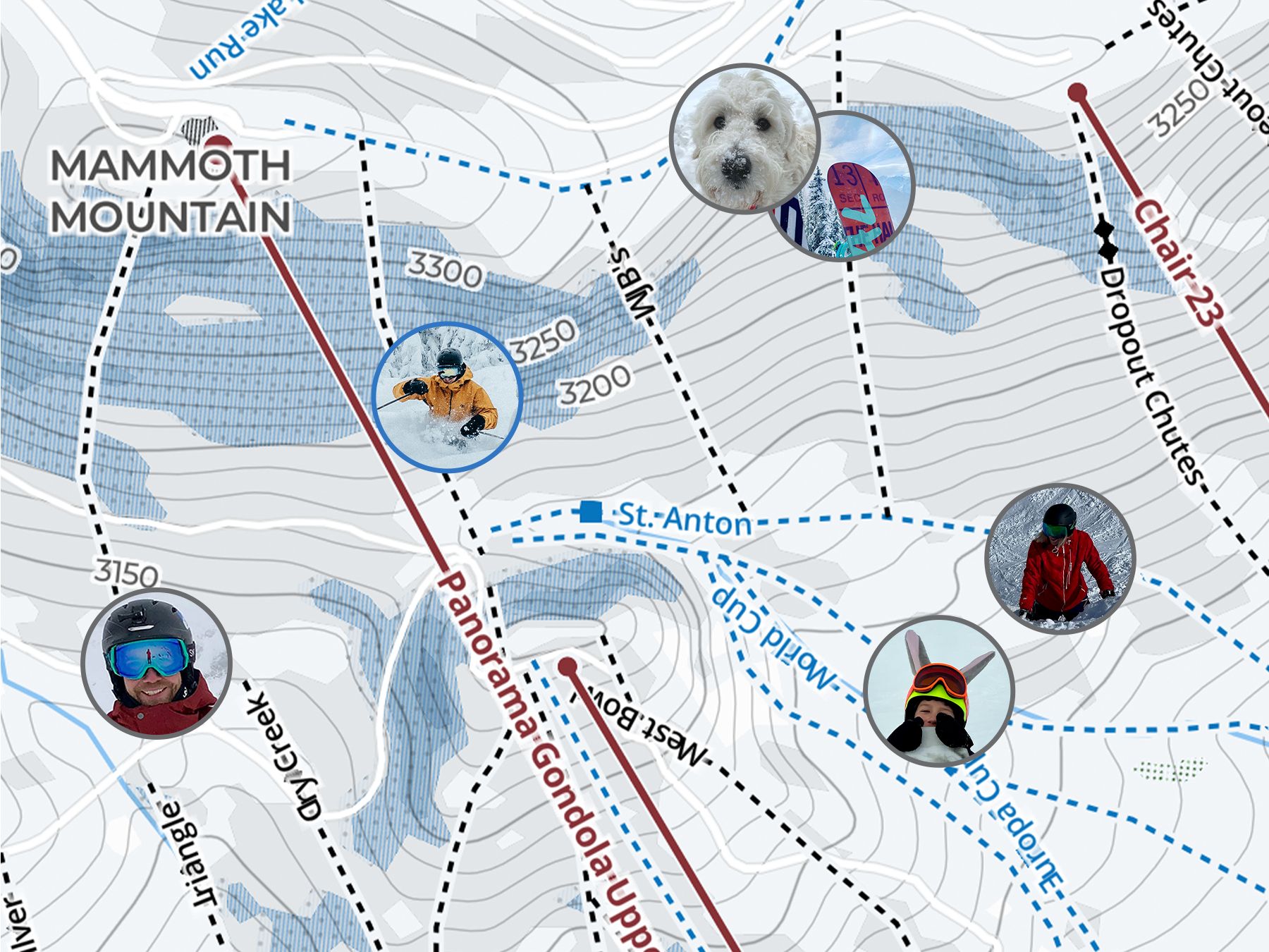 Ride on Interactive Ski Maps at over 450 Resorts Worldwide