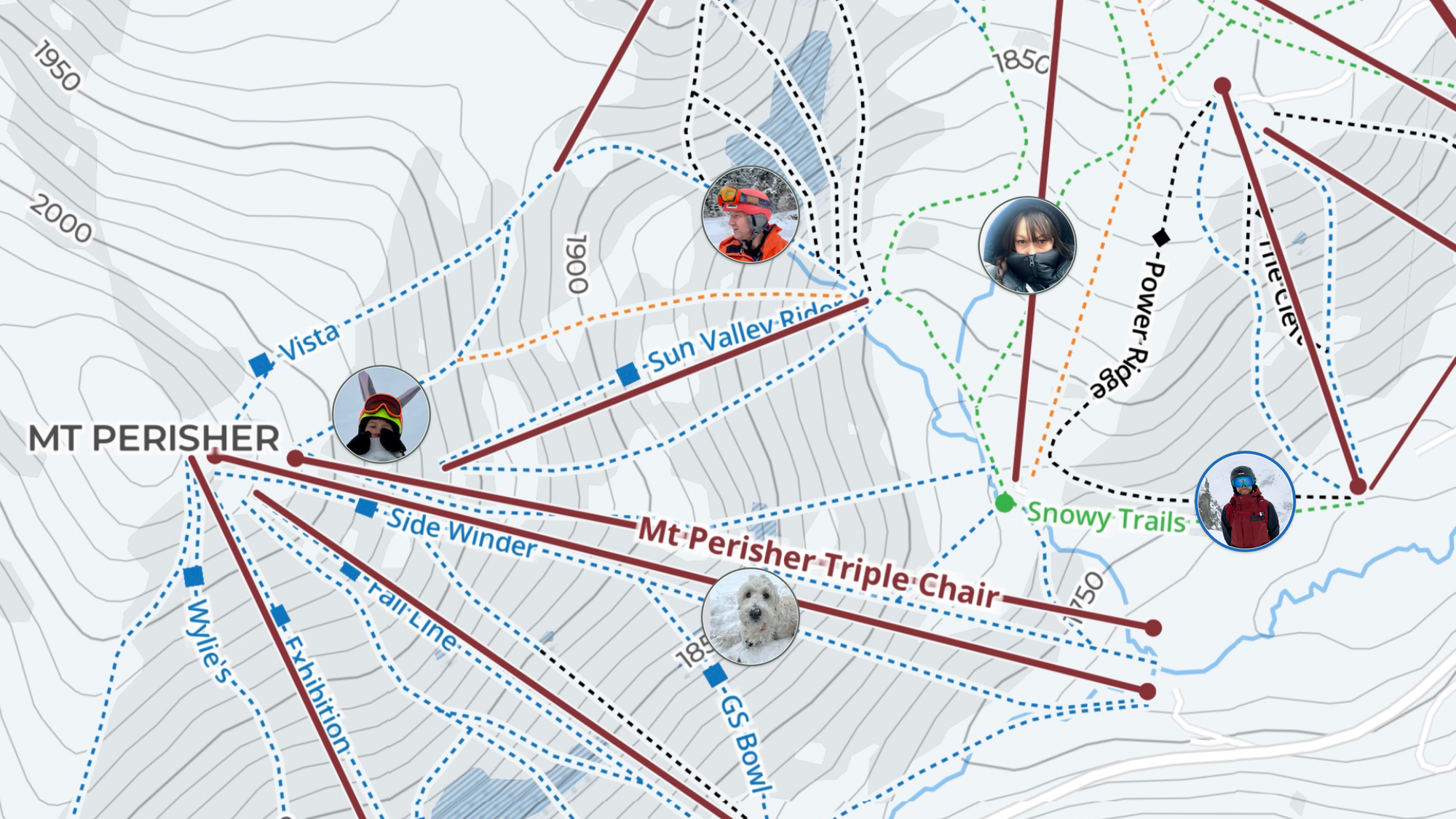 Ride on Interactive Ski Maps at over 400 Resorts Worldwide