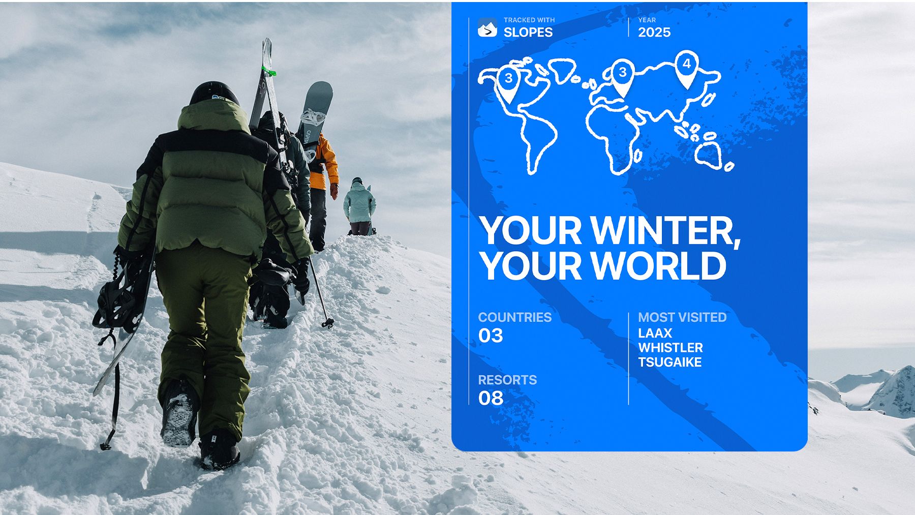 Slopes Highlights: 2025 - Relive your biggest moments on the slopes ⛷️🏂